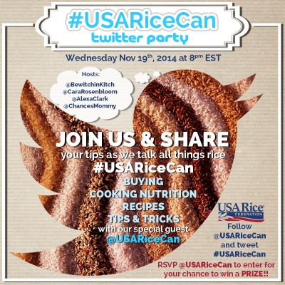 Twitter Party: #USARiceCan