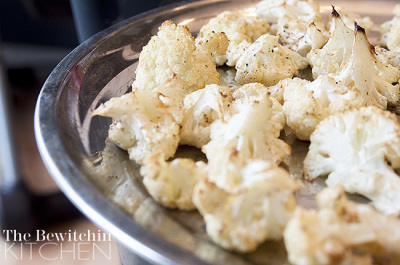 Roasted Cauliflower Dip - I love cauliflower recipes! This recipe is gluten free, packed with protein and is great for weight loss. Add this to your party appetizer recipes and dip recipes to keep full and satisfied at your next get together. Get this dip recipe and more healthy snacks visit The Bewitchin’ Kitchen.