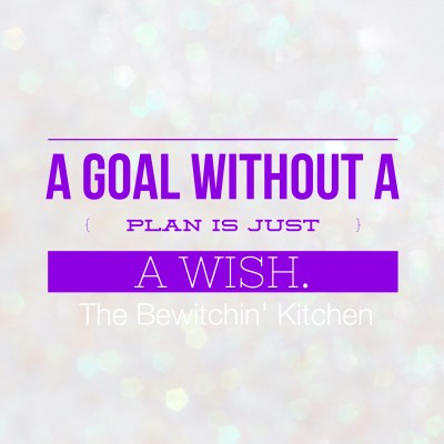 A goal without a plan is just a wish