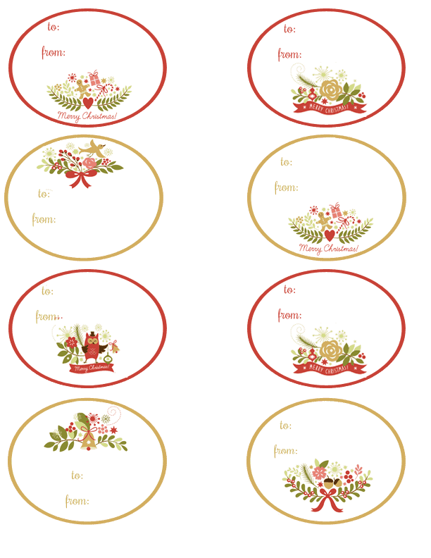 FREE Christmas Gift Tags