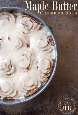 Maple Butter Cinnamon Rolls recipe - the most amazing cinnamon rolls ever