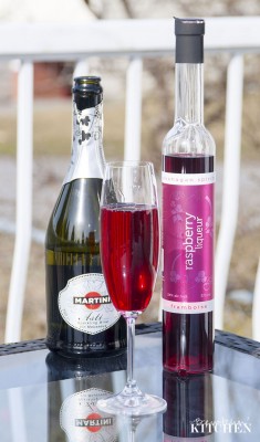 Okanagan Sparkler cocktail recipe from Okanagan Spirits and The Bewitchin' Kitchen