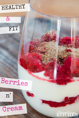 Berries and Cream Parfait - Healthy dessert recipes that provides protein, fiber and keeps you full. You won’t believe it’s a healthy recipe, especially with how easy it is to make it. | The Bewitchin’ Kitchen