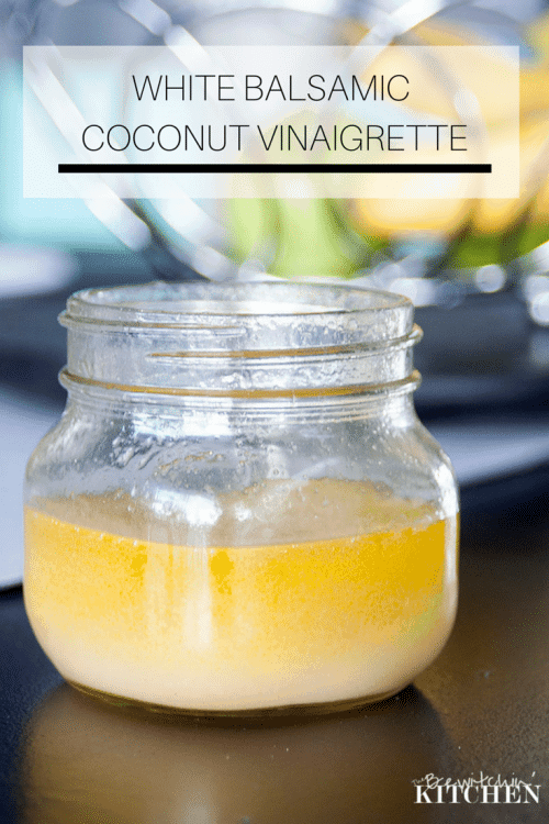 White Balsamic Coconut Vinaigrette recipe, a delicious summer recipe. 21 Day Fix Extreme approved. | The Bewitchin Kitchen