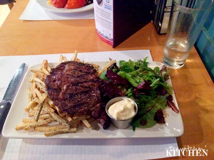 Steak Frites from Cimo in Prince George