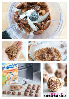 Coconut Breakfast Balls recipe. Easy and healthy breakfast or snack! This can easily be made to fit paleo, raw or gluten free lifestyles. | The Bewitchin' Kitchen