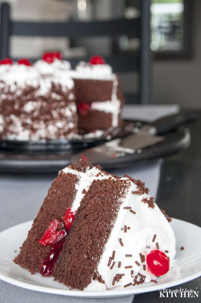 Black Forest Cake is the perfect dessert to end a beautiful turkey dinner. | The Bewitchin' Kitchen