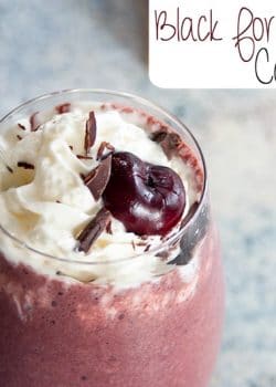 Black Forest Cake Shake recipe - delicious AND healthy! | The Bewitchin' Kitchen