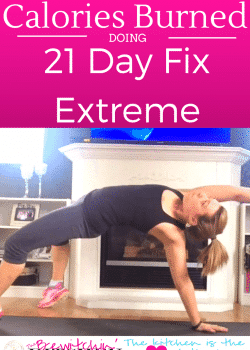 Curious on how many calories you can burn doing the 21 Day Fix Extreme? You're going to want to read this guide to Autumn Calabrese's newest and hottest program | The Bewitchin' Kitchen