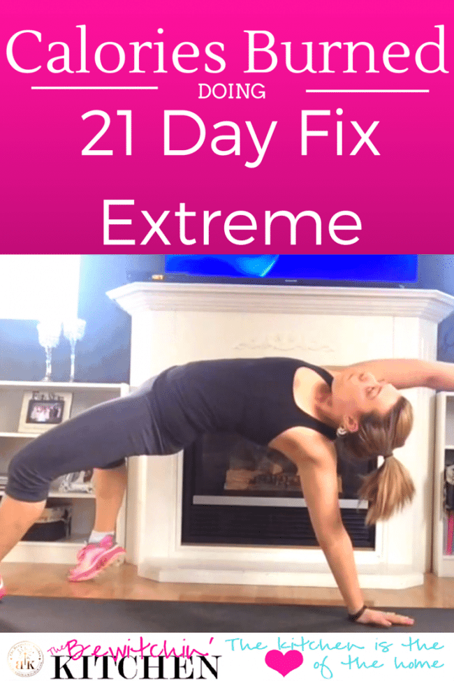 Curious on how many calories you can burn doing the 21 Day Fix Extreme? You're going to want to read this guide to Autumn Calabrese's newest and hottest program | The Bewitchin' Kitchen