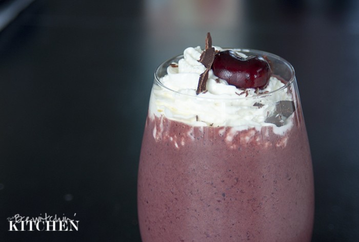 Black Forest Cake Shake recipe - delicious AND healthy! | The Bewitchin' Kitchen