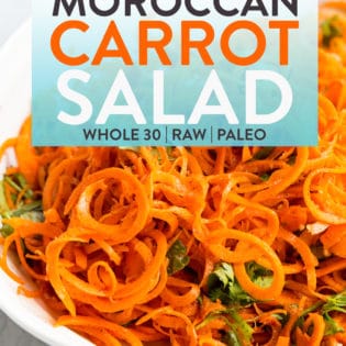 whole30 moroccan carrot salad recipe
