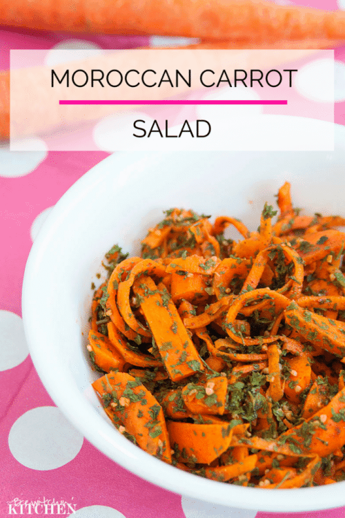 Moroccan Carrot Salad. This healthy side dish recipe is perfect for bringing to a BBQ. | The Bewitchin Kitchen