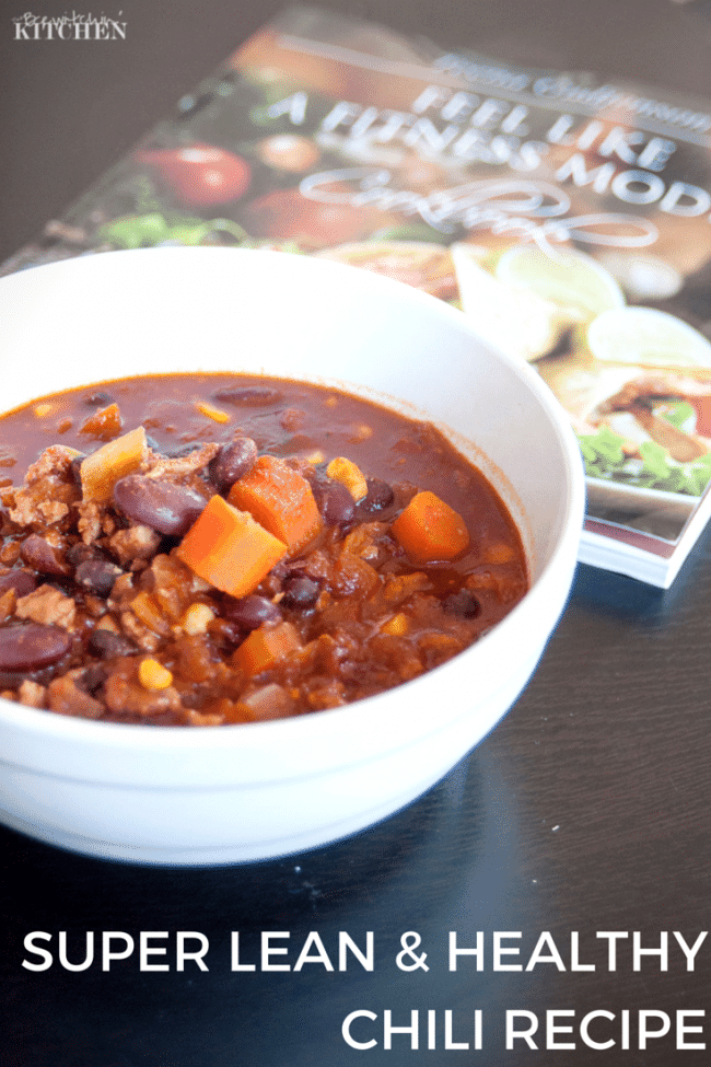 THE BEST CHILI EVER - Super lean and healthy chili recipe from Teena's Fitness. Ground chicken or ground turkey works well with this healthy recipe.