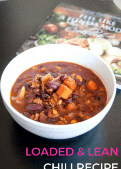 THE BEST CHILI EVER - Super lean and healthy chili recipe from Teena's Fitness. Ground chicken or ground turkey works well with this healthy recipe.