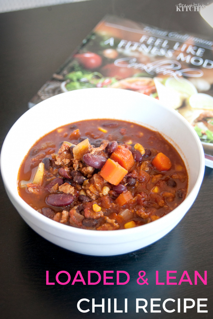 THE BEST CHILI EVER - Super healthy and lean chili recipe from Teena's Fitness. Ground chicken or ground turkey works well with this healthy recipe.