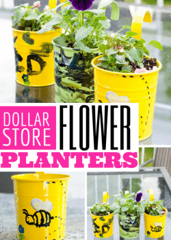 Looking for a fun craft to do with your toddler? Why not make some flower planters with this dollar store craft from The Bewitchin' Kitchen.