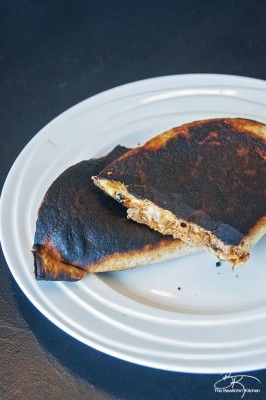 Let's be real, most of us have pinterest fails from time to time. Here is my fail on The Bewitchin' Kitchen's Pulled Pork Quesadilla.