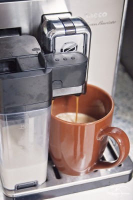 Philips Saeco GranBaristo is the only coffee machine you would need! From american coffee to latte macchiato.