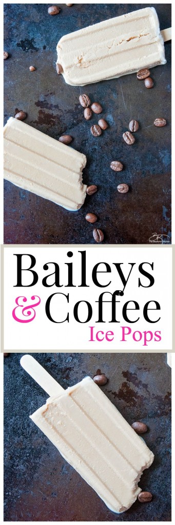 Irish Cream and Coffee Ice Pops. Add this Baileys dessert to your dessert recipes!