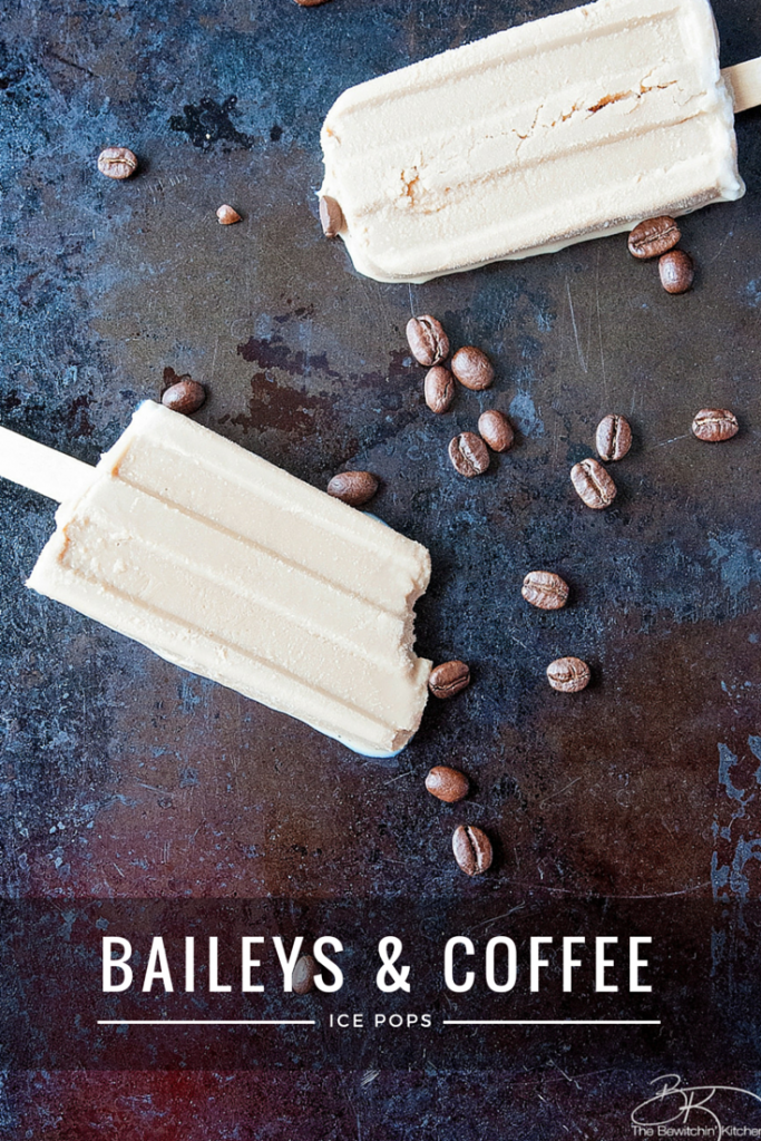 Irish Cream and Coffee Ice Pops. Add this Baileys dessert to your dessert recipes!