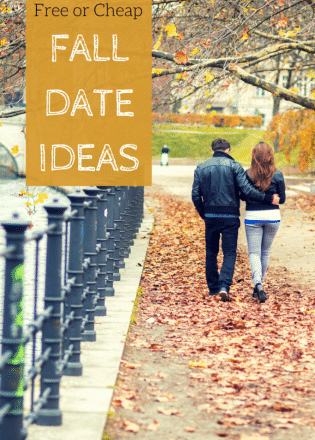 Fall date ideas that won't break the bank! Budget friendly date ideas that are cheap or free!