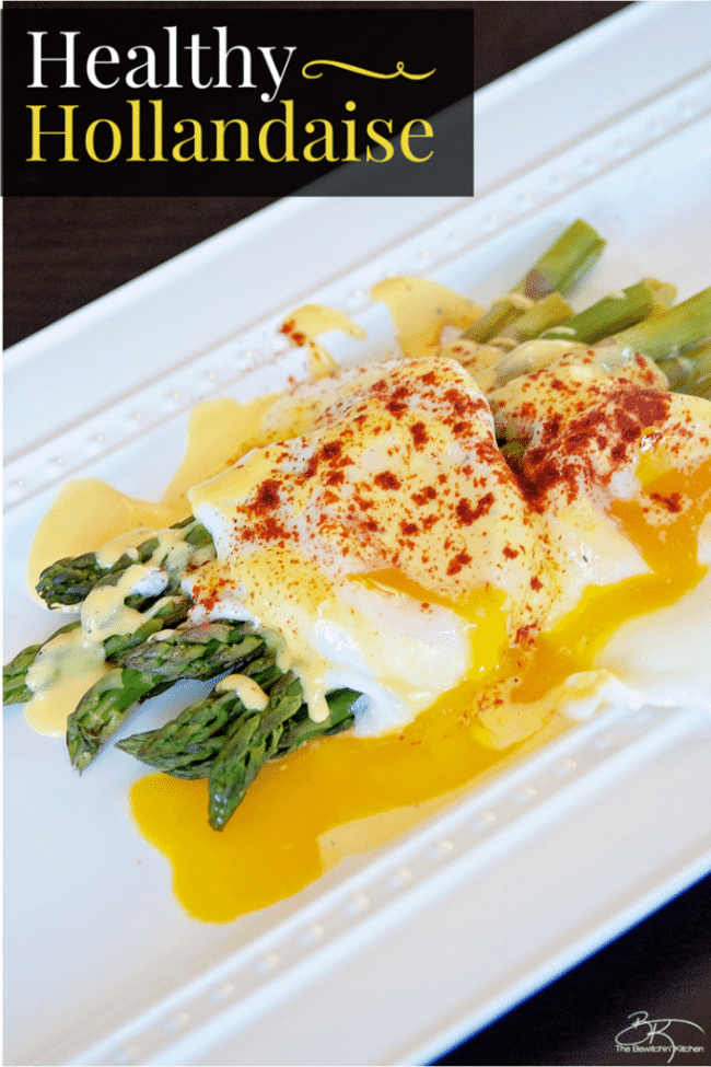 Check out this healthy hollandaise sauce recipe. Just because you're eating healthy or on a weight loss diet doesn't mean you have to give up your favorites! 