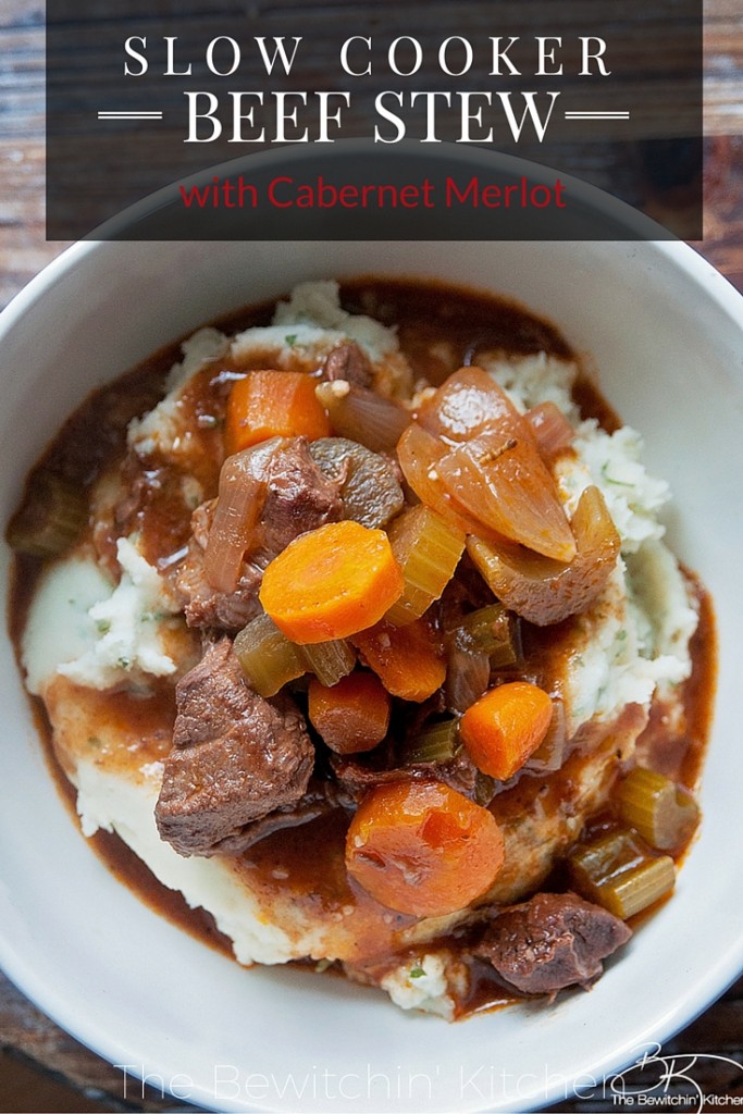 What’s for dinner? Try this Slow Cooker Beef Stew recipe. Simmered in beef broth and red wine for hours, this fall dinner is perfect to add to your slow cooker recipes. It’s hearty and comfort food at it’s finest.