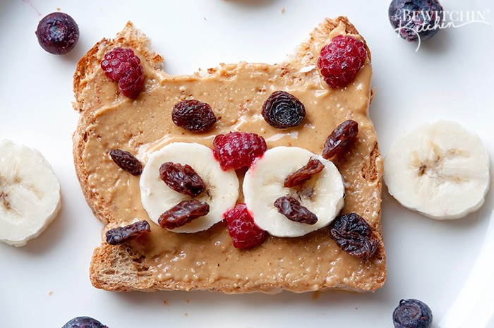 Healthy breakfast ideas for kids, I have a picky toddler who turns down everything but he loves this kitty cat toast!