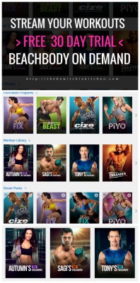 Get the free 30 day trial! Beachbody On Demand is like Netflix but for Beachbody workouts! You even get ones you haven't bought! Improve your fitness, reach new goals, get stronger and lose weight with the 21 Day Fix, Insanity, P90X, Turbo Fire, Body Beast and many more!