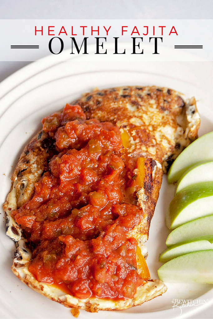 Spice up your typical breakfast recipes with this twist on a classic omelet. This fajita omelet hits the spot for breakfast, lunch and even dinner. Loaded with protein it's the perfect way to start the day.