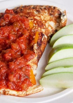 Spice up your typical breakfast recipes with this twist on a classic omelet. This fajita omelet hits the spot for breakfast, lunch and even dinner. Loaded with protein it's the perfect way to start the day.