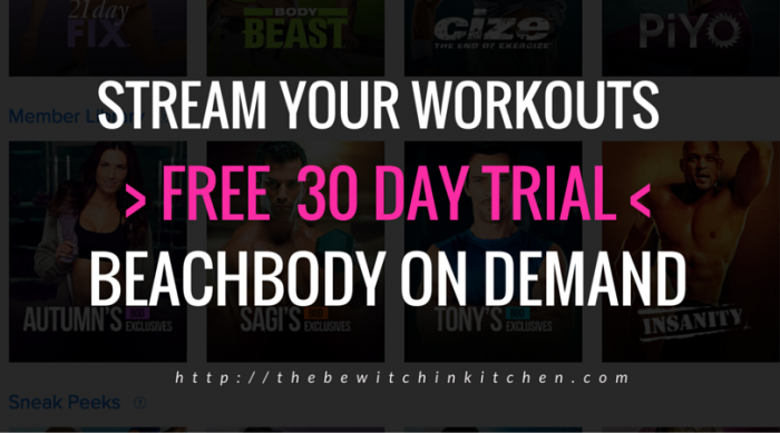 Get the free 30 day trial! Beachbody On Demand is like Netflix but for Beachbody workouts! You even get ones you haven't bought! Improve your fitness, reach new goals, get stronger and lose weight with the 21 Day Fix, Insanity, P90X, Turbo Fire, Body Beast and many more! 