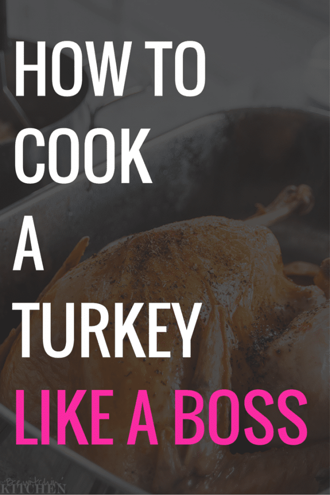 How to cook a turkey dinner.