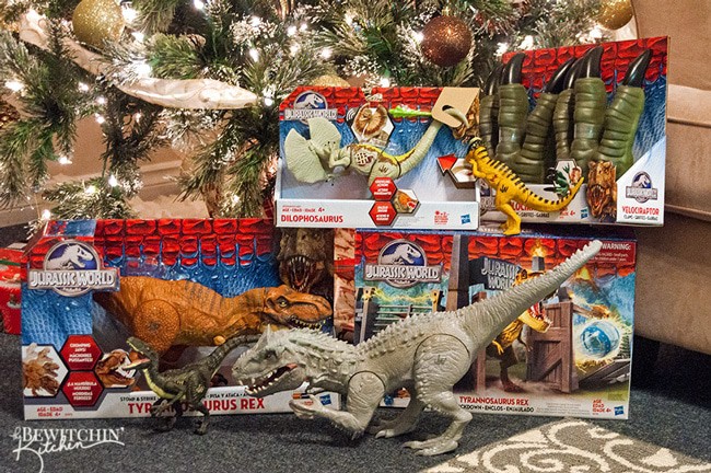 Jurassic World gifts for the dinosaur super fan. My son is obsessed with dinosaurs, these make great Christmas gifts and Birthday presents for dinosaur lovers of all ages.