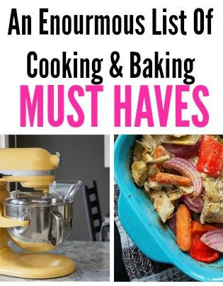With Christmas and the holidays coming up you need this enormous list of cooking and baking must haves from Canadian blogger, The Bewitchin Kitchen.