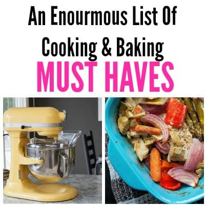 With Christmas and the holidays coming up you need this enormous list of cooking and baking must haves from Canadian blogger, The Bewitchin Kitchen.