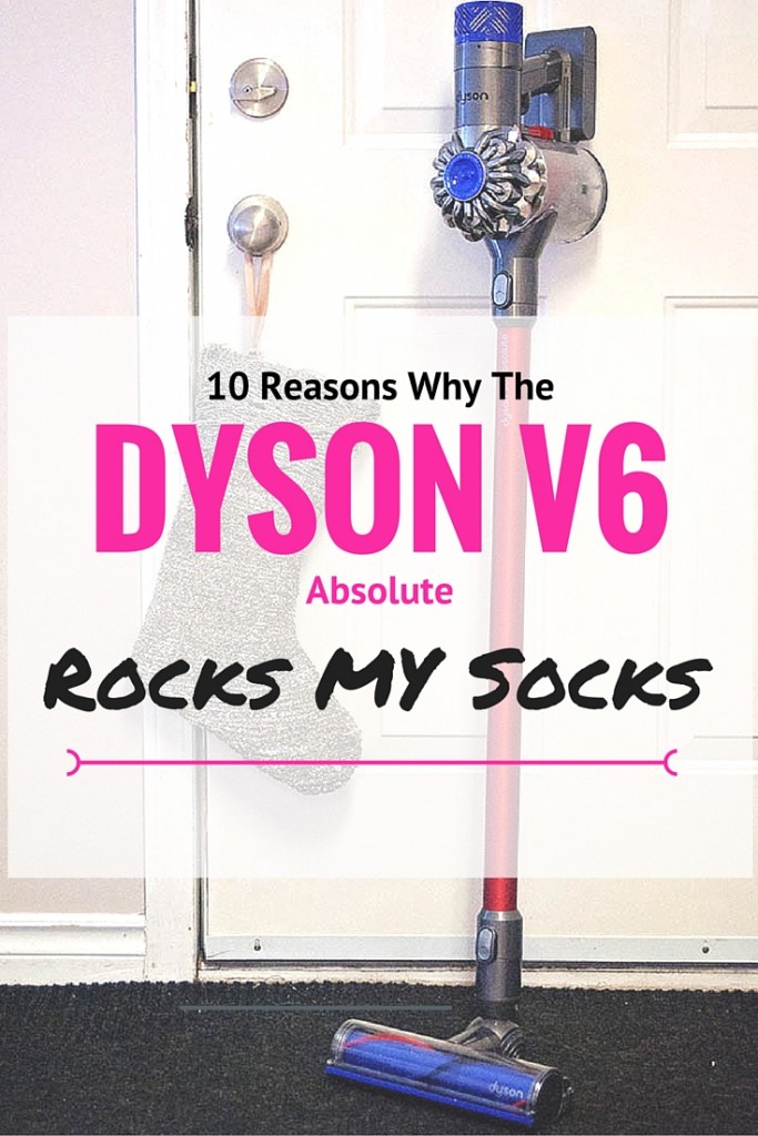 10 reasons why the Dyson V6 Absolute is awesome. It does it all: dust, vacuum, make dinner (kidding). Here's a quick Dyson V6 review and why I love it!