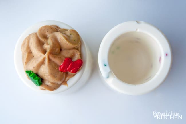 Chocolate Shot Glass with Gingerbread Cheesecake Filling
