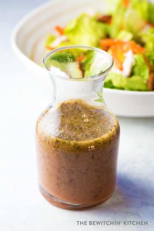 Homemade greek vinaigrette