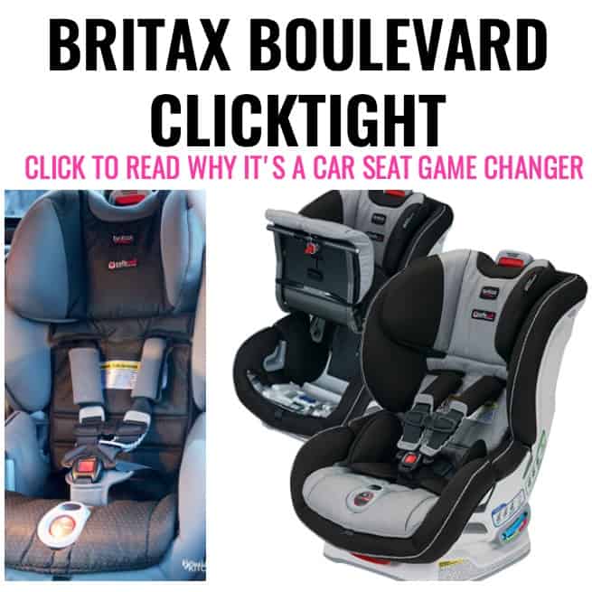 This carseat installs safely in one click. The Britax Boulevard ClickTight is a new parent must have whether it's your first baby or 7th! I am so impressed with this car seat with both it's safety and easy of use. It takes less than 5 mins!