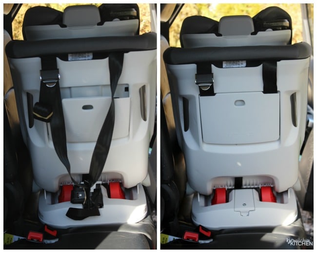 This carseat installs safely in one click. The Britax Boulevard ClickTight is a new parent must have whether it's your first baby or 7th! I am so impressed with this car seat with both it's safety and easy of use. It takes less than 5 mins!