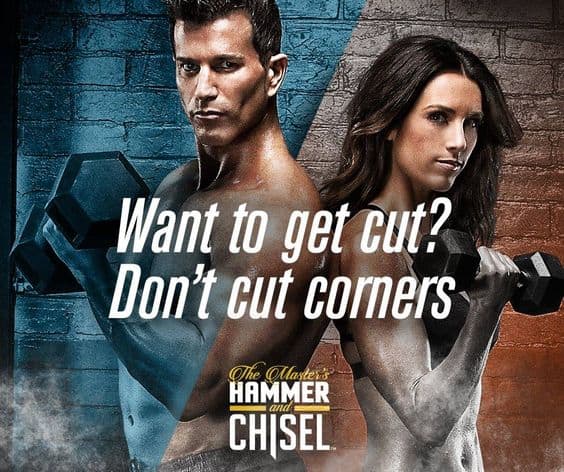 This blog tells you how many calories are burned doing The Master's Hammer and Chisel. She uses a heart rate monitor to calculate it. Hammer is Chisel is a Beachbody program from the trainers Sagi Kalev (Body Beast) and Autumn Calabrese (21 Day Fix and 21 Day Fix Extreme). 