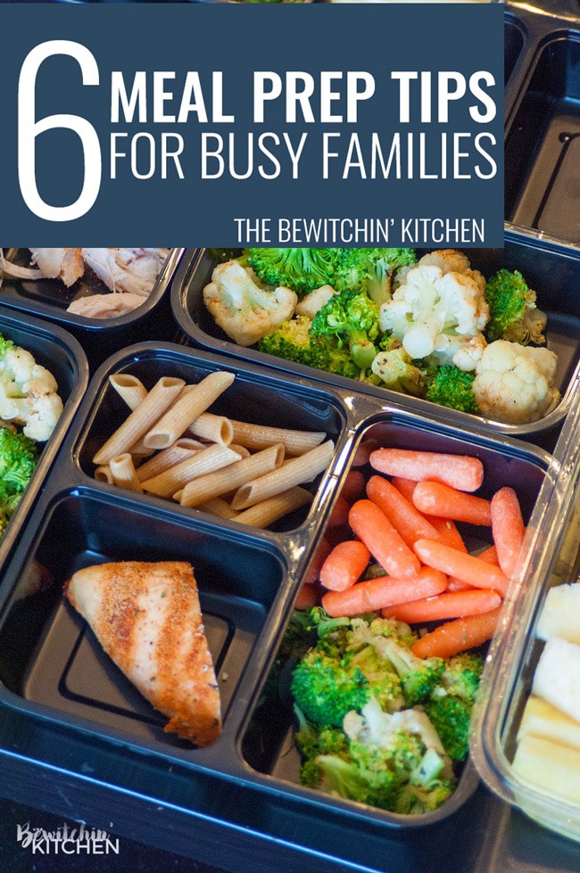 6 meal prep tips for busy families. Meal prepping is a great way to stay healthy and sane. The Bewitchin' Kitchen teamed up with Chef Cory Vitiello and Catelli to bring these helpful dinner tips. | Thebewitchinkitchen.com