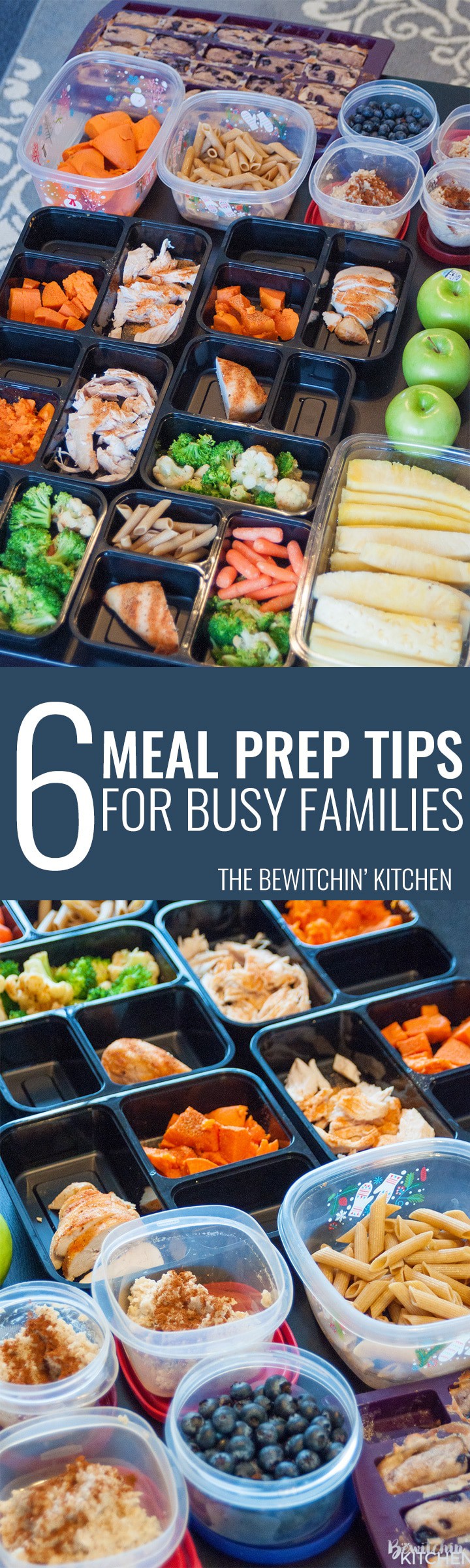 6 meal prep tips for busy families. Meal prepping is a great way to stay healthy and sane. The Bewitchin' Kitchen teamed up with Chef Cory Vitiello and Catelli to bring these helpful dinner tips. | Thebewitchinkitchen.com