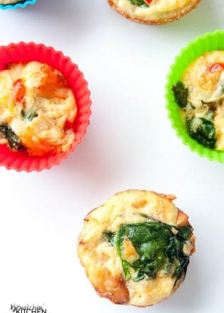 Chicken Breakfast Muffins. These chicken and egg muffins don't have to be just for breakfast. This 21 Day Fix approved recipe is also a delicious healthy snack, nutritious lunch and even works for a clean dinner. This recipe is also approved for 22 Minute Hard Corps, Hammer and Chisel, Cize, etc | thebewitchinkitchen.com #chickendotca