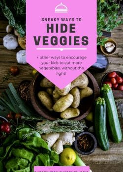 Sneaky (and not so sneaky) ways to hide veggies. If you have a picky eater here are some ways to encourage your kids to eat vegetables...without the dinner time fight!