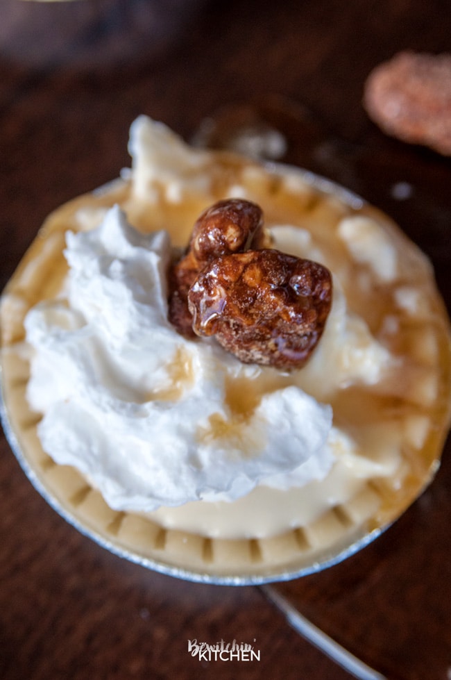 Whiskey Maple Cheesecake Tarts. This no bake boozy dessert recipe packs a bite. Canadian whiskey, maple syrup gives this creamy cheesecake a Canadian spin. 