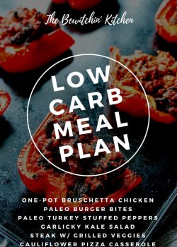 An easy to follow low carb meal plan. Complete with paleo recipes, gluten free recipes and some dairy free recipes as well.