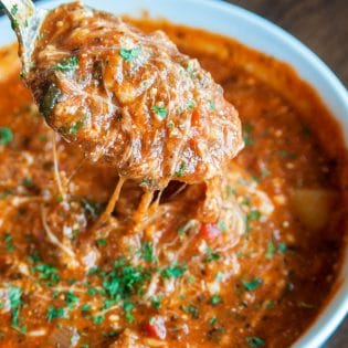 Gluten Free Lasagna Soup. This soup is AWESOME and super cheesy. A fall soup favorite that actually tastes like lasagna, and easy enough to toss in the slow cooker!